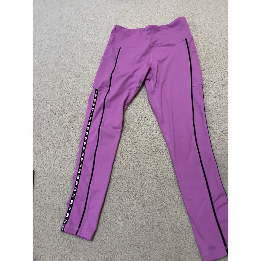 Zyia Purple LNT Size 4 Leggings Compressive Workout Crossfit Running Yoga - Picture 8 of 8